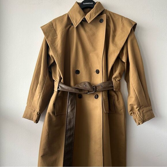 LVIR Cotton Convertible Trench Coat made in Korea - Picture 2 of 16